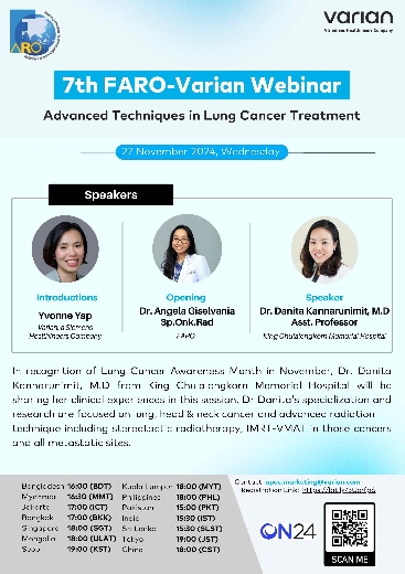 7th FARO-Varian Webinar- Advanced Techniques in Lung Cancer Treatment